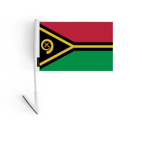 Drapeau adhésif Vanuatu en Polyester - Pixelforma 