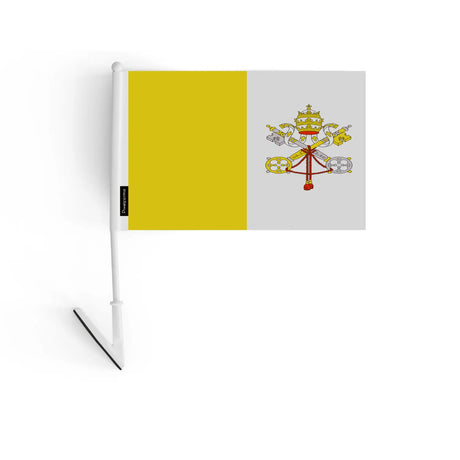 Drapeau adhésif vatican en polyester - pixelforma