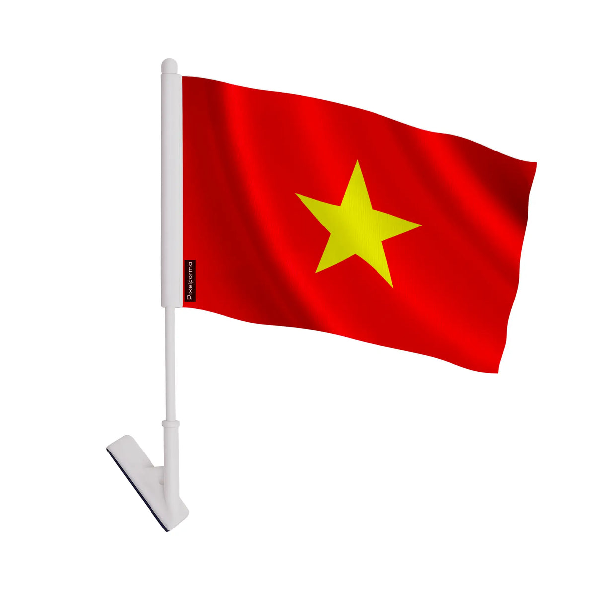 Drapeau adhésif viêt nam polyester souple facile à coller