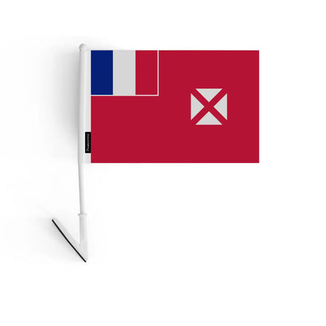 Drapeau adhésif wallis-et-futuna en polyester - pixelforma