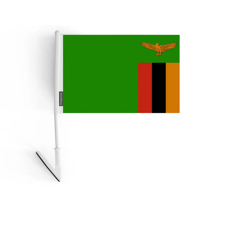 Drapeau adhésif zambie en polyester - pixelforma
