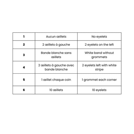 Drapeau adyguée polyester imprimer double ourlet œillets