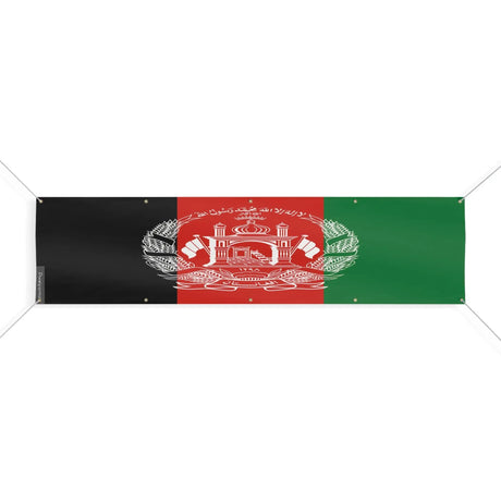 Drapeau afghanistan polyester résistant ourlets renforcés