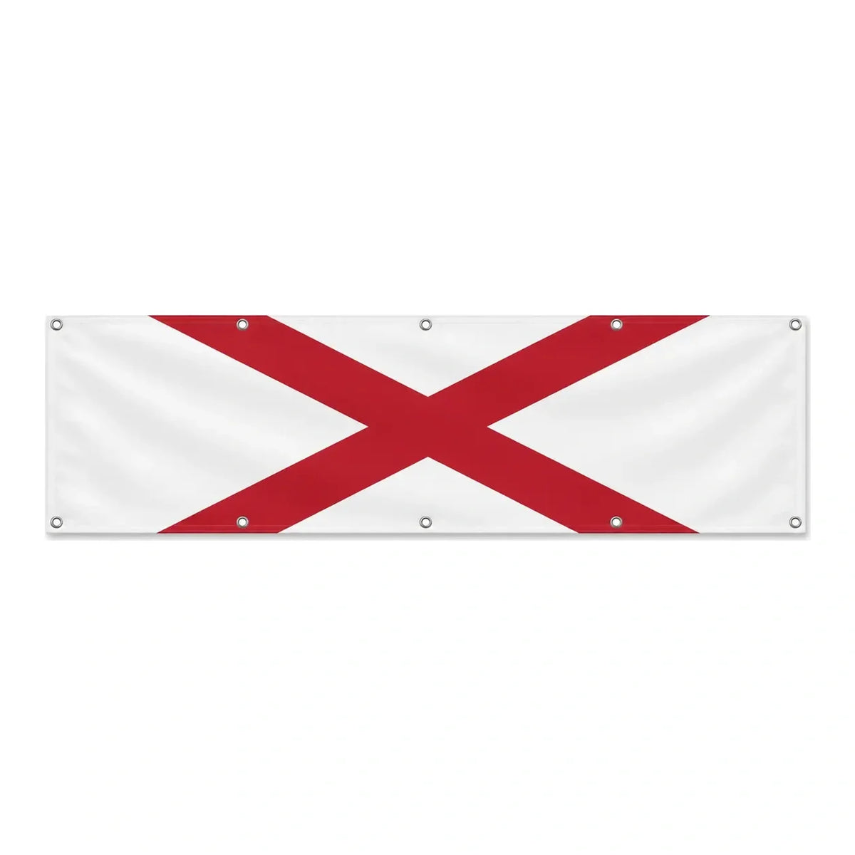 Drapeau de l'Alabama grand format XL en polyester avec dix œillets
