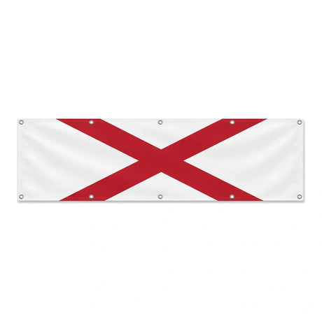 Drapeau de l'Alabama grand format XL en polyester avec dix œillets