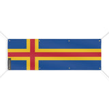 Drapeau åland polyester résistant aux intempéries 8 œillets