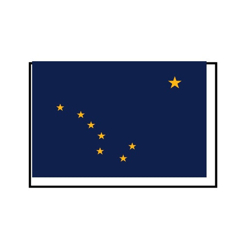 Drapeau alaska 10 oeillets en plusieurs tailles (s) - pixelforma