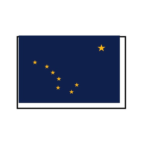 Drapeau alaska 10 oeillets en plusieurs tailles (s) - pixelforma