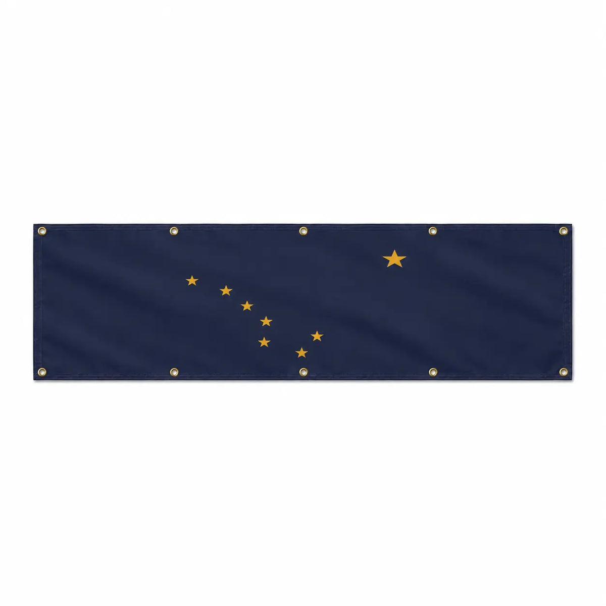 Drapeau de l'Alaska grand format XL en polyester avec dix œillets