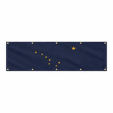 Drapeau de l'Alaska grand format XL en polyester avec dix œillets