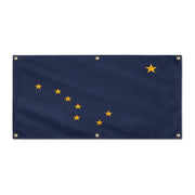 Drapeau alaska polyester résistant aux intempéries œillets