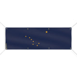 Drapeau alaska polyester résistant aux intempéries œillets