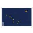 Drapeau alaska polyester résistant avec œillets à gauche