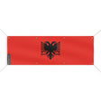 Drapeau albanie polyester résistant avec œillets durables