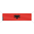 Drapeau albanie polyester résistant œillets usage extérieur