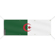 Drapeau algérie polyester résistant avec œillets solides