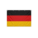 Drapeau de l'Allemagne format S en polyester avec dix œillets