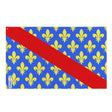 Drapeau allier polyester résistant œillets à gauche
