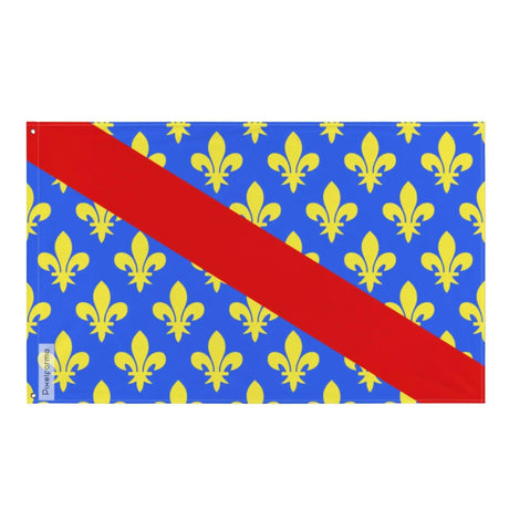 Drapeau allier polyester résistant œillets à gauche