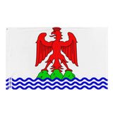 Drapeau alpes-maritimes polyester résistant double ourlet