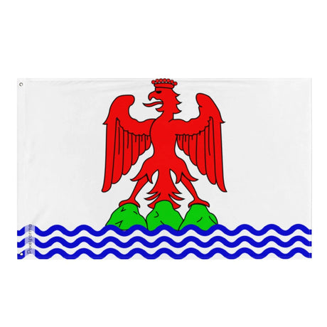 Drapeau alpes-maritimes polyester résistant double ourlet