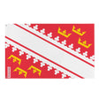 Drapeau alsace polyester résistant avec œillets à gauche