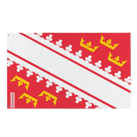 Drapeau alsace polyester résistant avec œillets à gauche