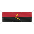 Drapeau angola polyester résistant avec huit œillets