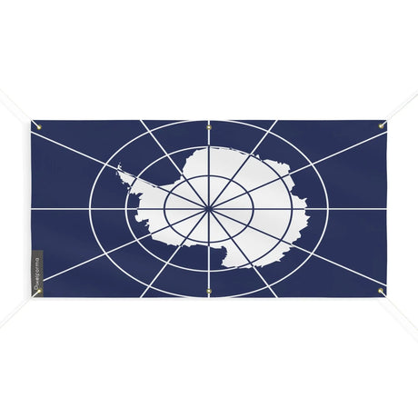 Drapeau antarctique officiel en polyester résistant intempéries