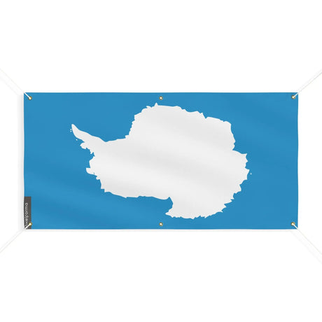 Drapeau antarctique polyester résistant aux intempéries