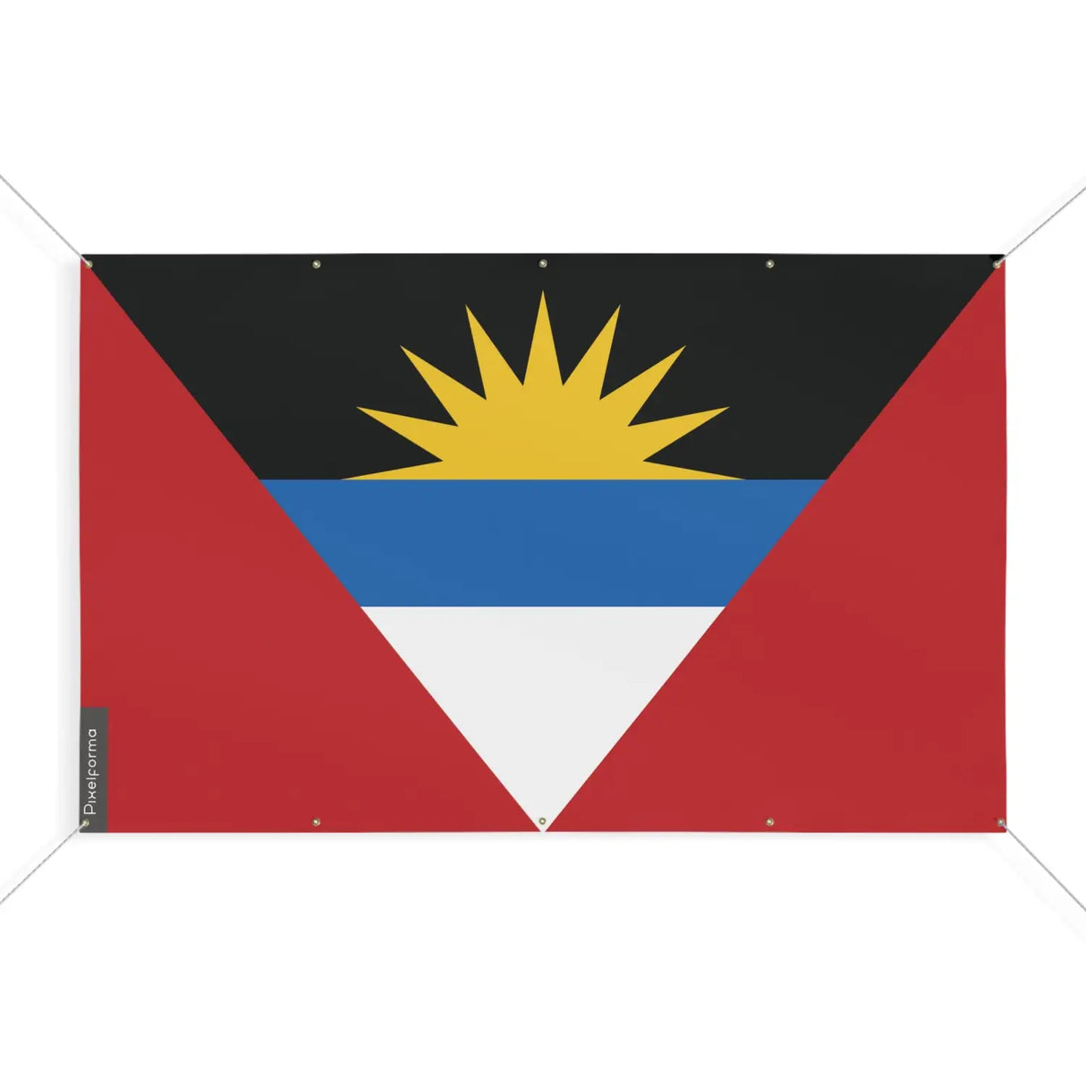 Drapeau antigua-et-barbuda 10 oeillets en plusieurs tailles (s) - pixelforma