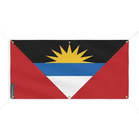 Drapeau antigua-et-barbuda polyester résistant aux intempéries