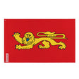 Drapeau aquitaine polyester résistant œillets à gauche