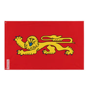 Drapeau aquitaine polyester résistant œillets à gauche