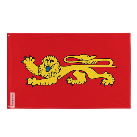 Drapeau aquitaine polyester résistant œillets à gauche