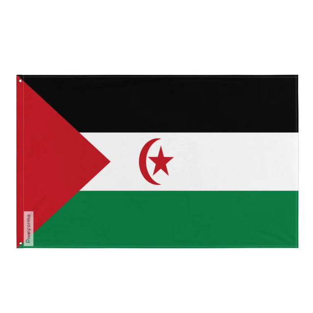 Drapeau arabe sahraouie démocratique plusieurs tailles en polyester - pixelforma