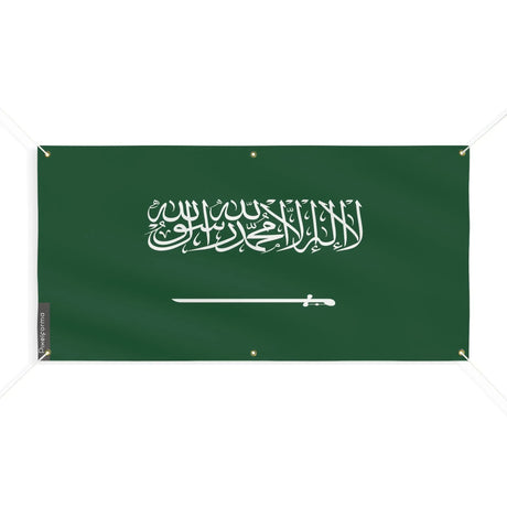 Drapeau arabie saoudite polyester résistant aux intempéries