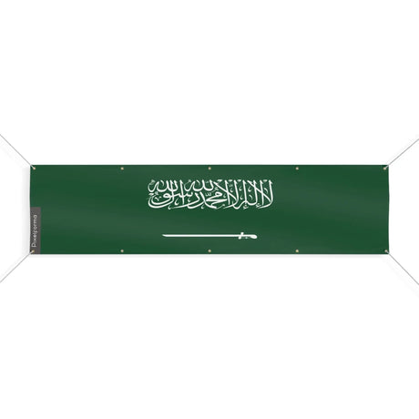 Drapeau arabie saoudite polyester résistant aux intempéries