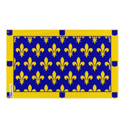 Drapeau ardèche polyester résistant œillets à gauche