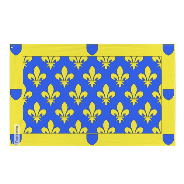 Drapeau Ardèche version 1 en plusieurs tailles 100 % polyester Imprimer avec Double ourlet - Pixelforma 