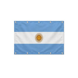 Drapeau de l'Argentine format S en polyester avec dix œillets