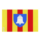 Drapeau ariège polyester résistant double ourlet œillets