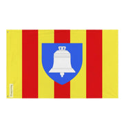 Drapeau ariège polyester résistant double ourlet œillets