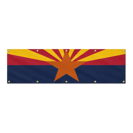 Drapeau de l'Arizona grand format XL en polyester avec dix œillets