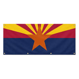 Drapeau arizona polyester résistant aux intempéries œillets