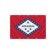 Drapeau de l'Arkansas format S en polyester avec dix œillets