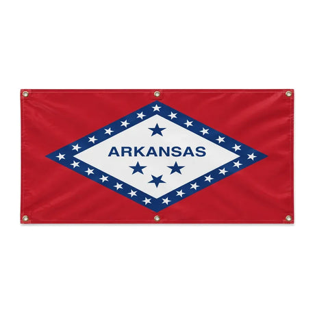 Drapeau arkansas polyester résistant aux intempéries
