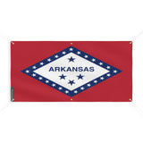 Drapeau arkansas polyester résistant aux intempéries