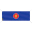 Drapeau asean polyester résistant aux intempéries 8 œillets