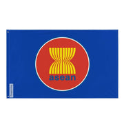 Drapeau association asie du sud est polyester œillets à gauche